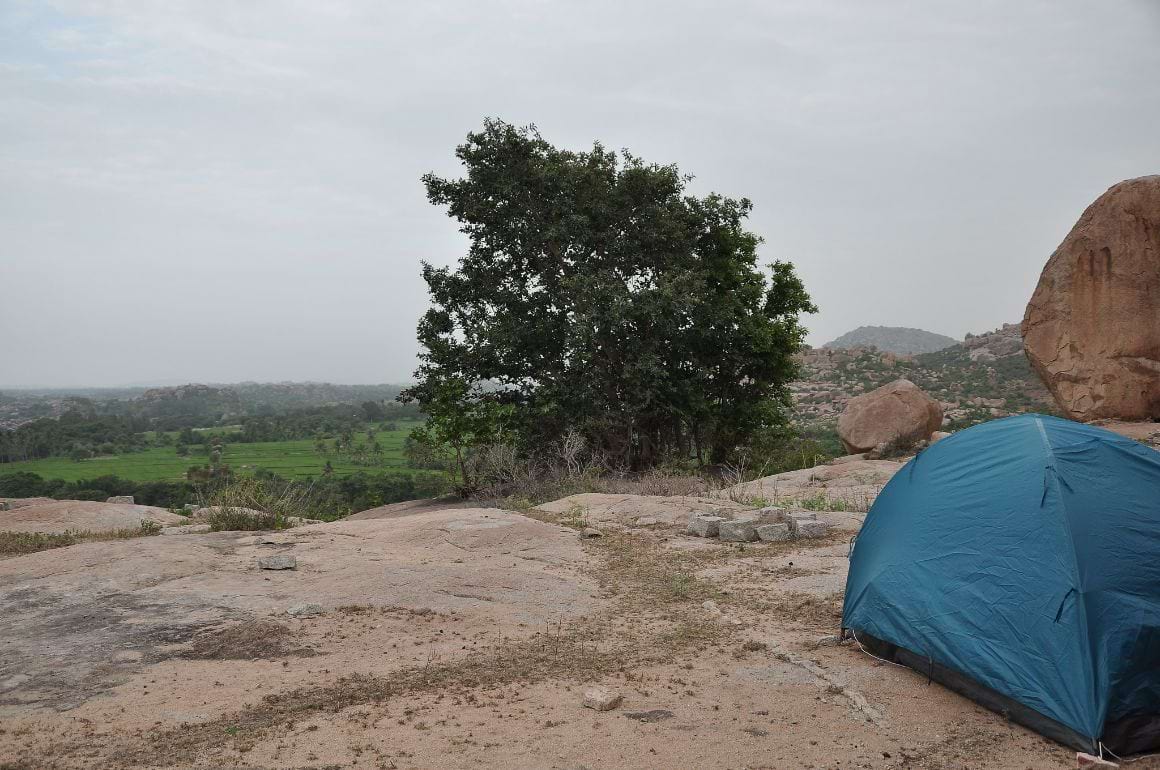 Camping in Hampi