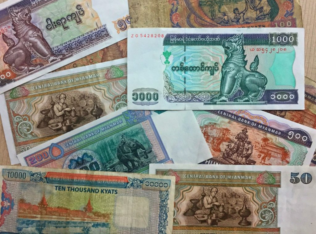 Myanmar Kyat - the currency of Myanmar