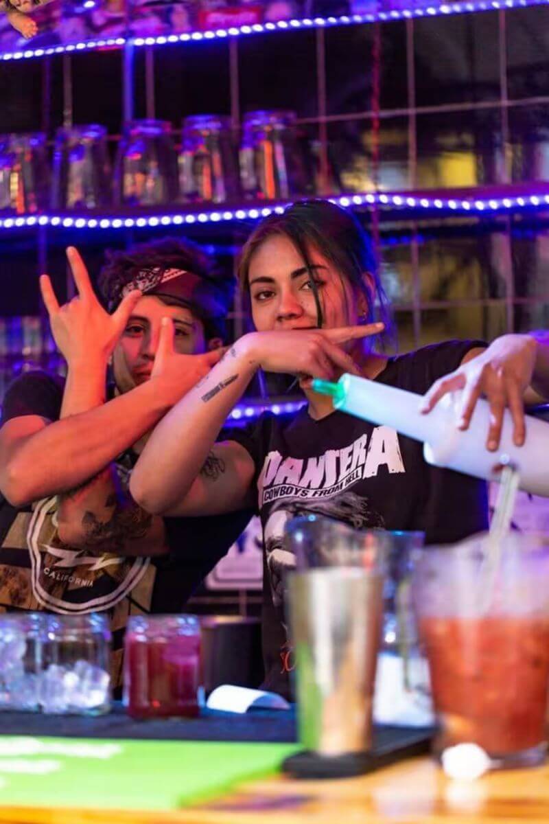 Walk into citys nightlife with local chaperone