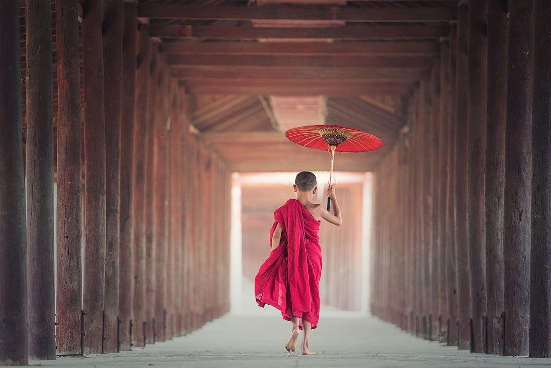 Novice monks in Namshan the best myanmar