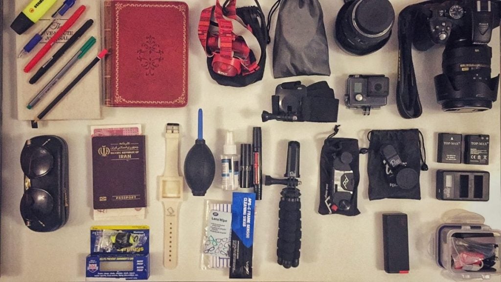 Backpacking packing list