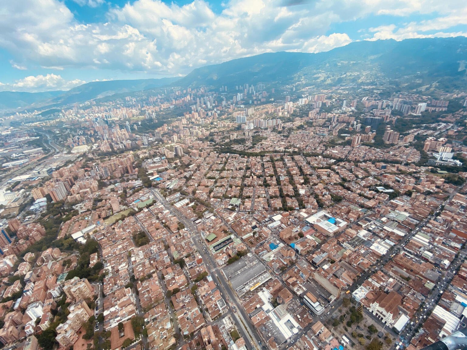 view over medellin backpacking colombia