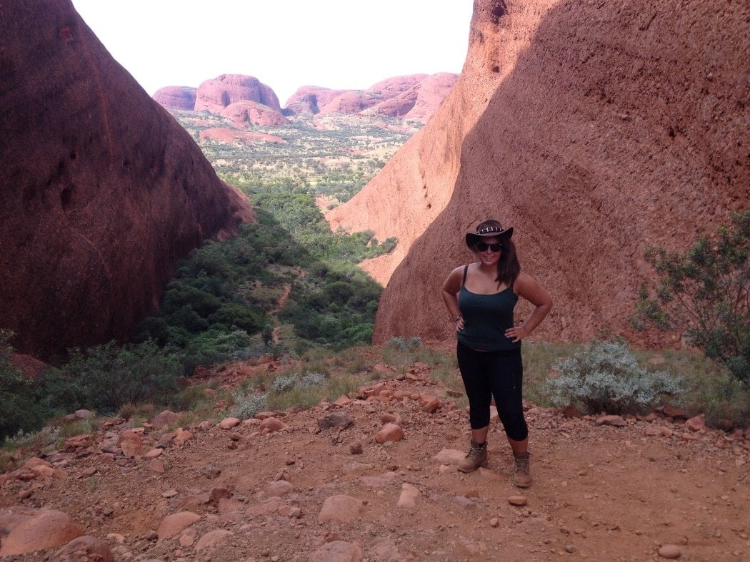 Millie traveling the Grand Canyon