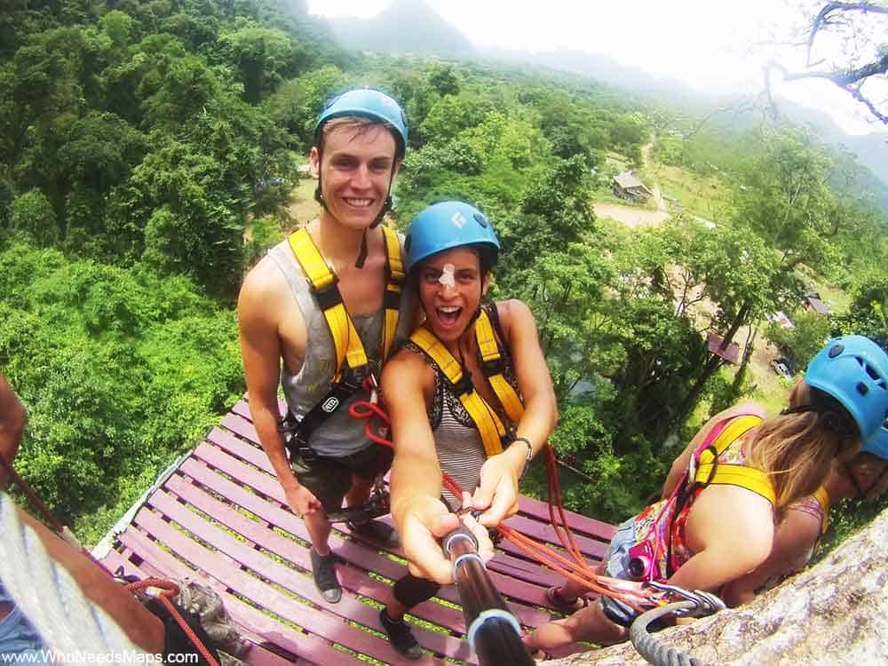 Who Needs Map Jenn and Jack Zip Lining
