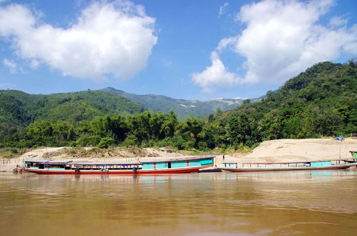 Boat to Laos