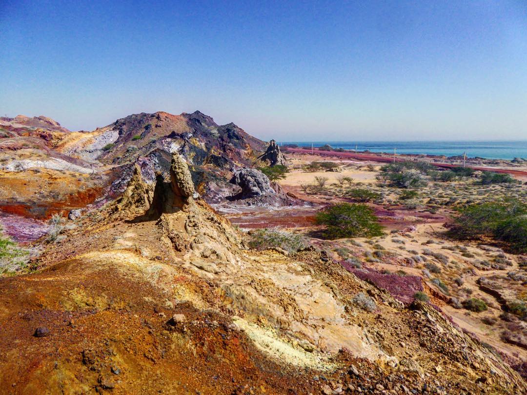 the rainbow island of iran the rainbow island of iran