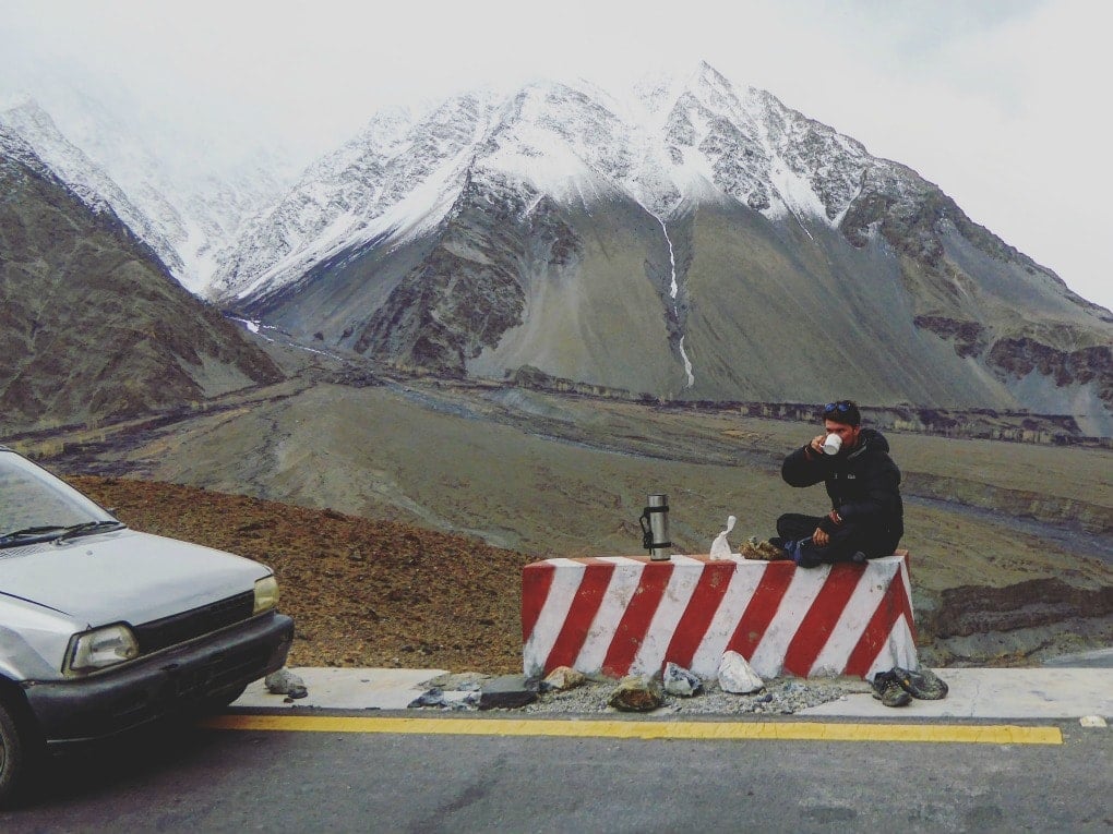 Travel to Pakistan and drink Chai by the road