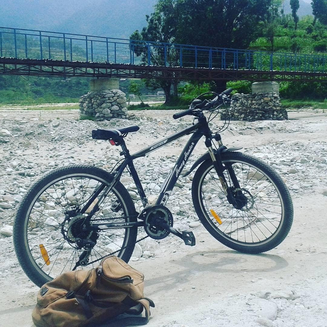 Cycling in Pokhara