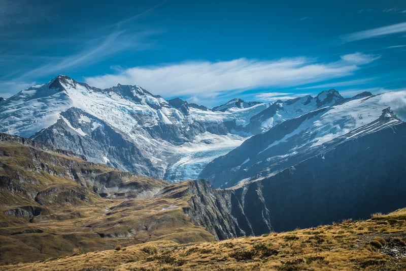 Tramping the Cascade Saddle hike in New Zealand