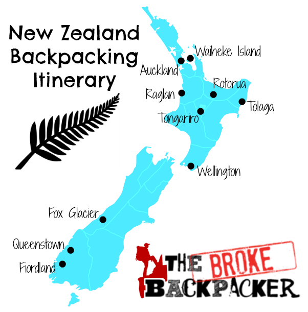 The Absolute Best Budget Guide to Backpacking New Zealand (2018) - NZmap