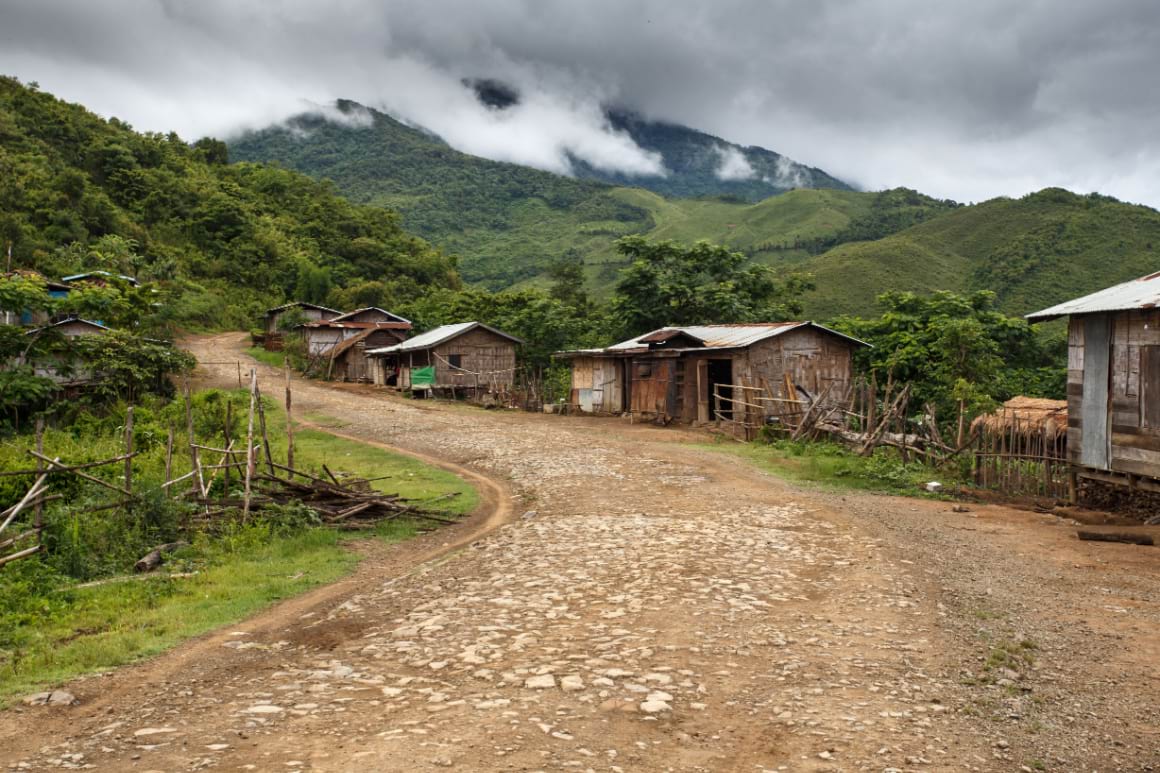 Chin State Mountainous Region Myanmar