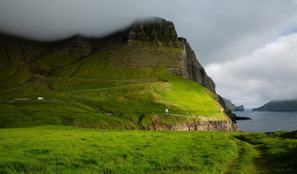 Faroe Islands- Gasadalur route mountain view 2-1-2