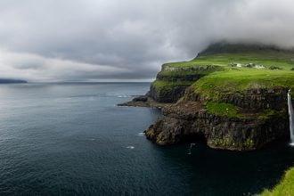 Faroe Islands- Gasadalur village panoramic beauty