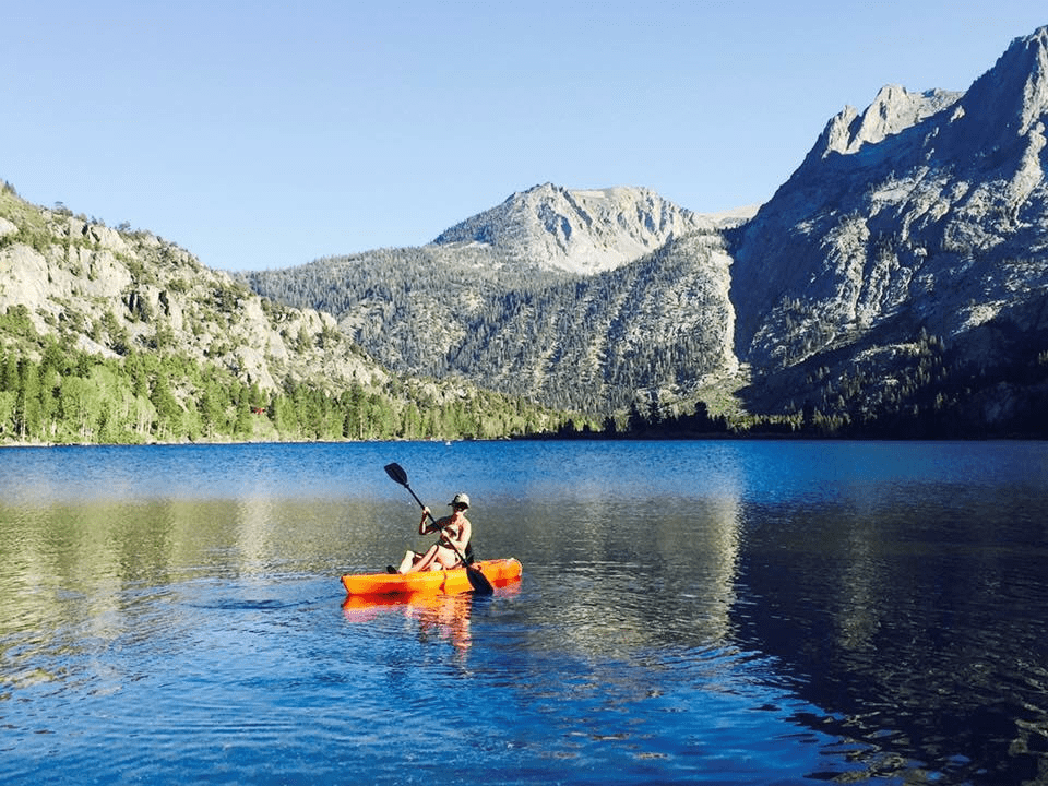 Outdoor fitness-kayaking