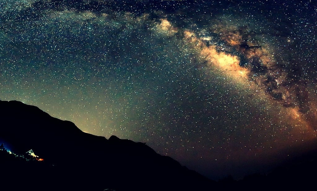 A night sky over Siquijor, Philippines