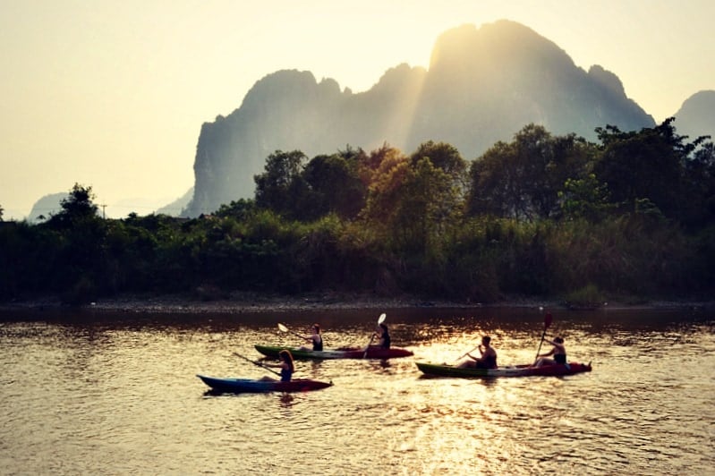 backpacking Laos