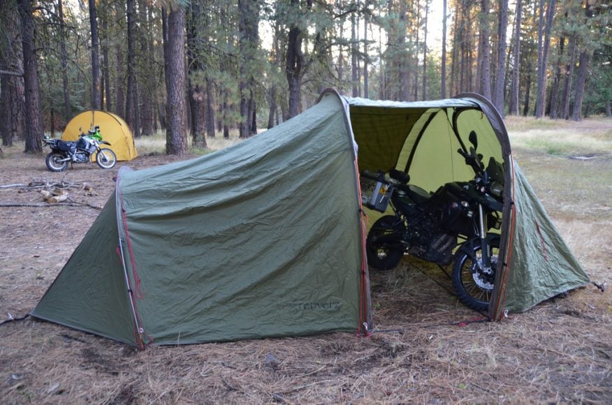 lightweight tent for motorcycle camping