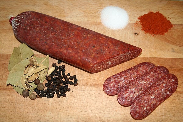 bulgarian foods starters salami 