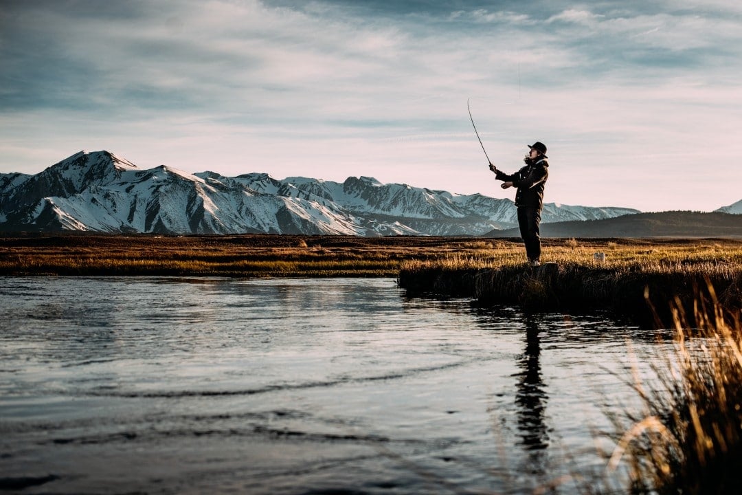 fishing from alpine lakes for cooking