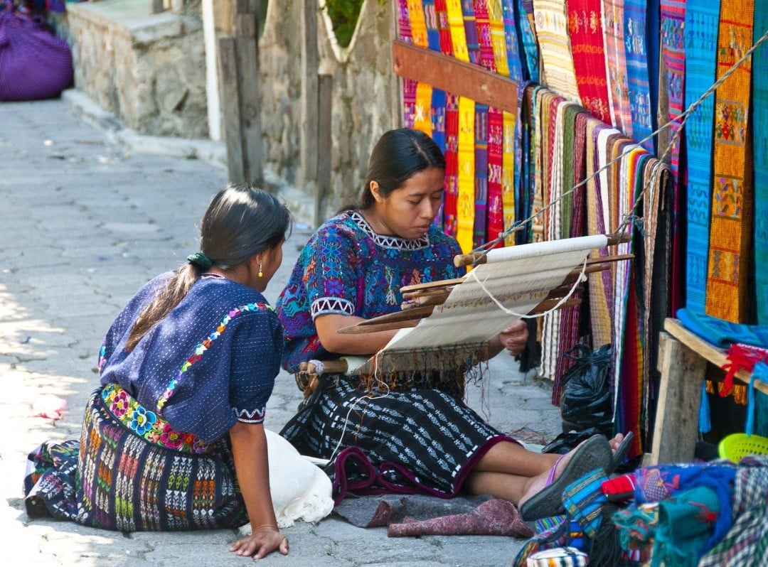 Guatemalan culture of weaving