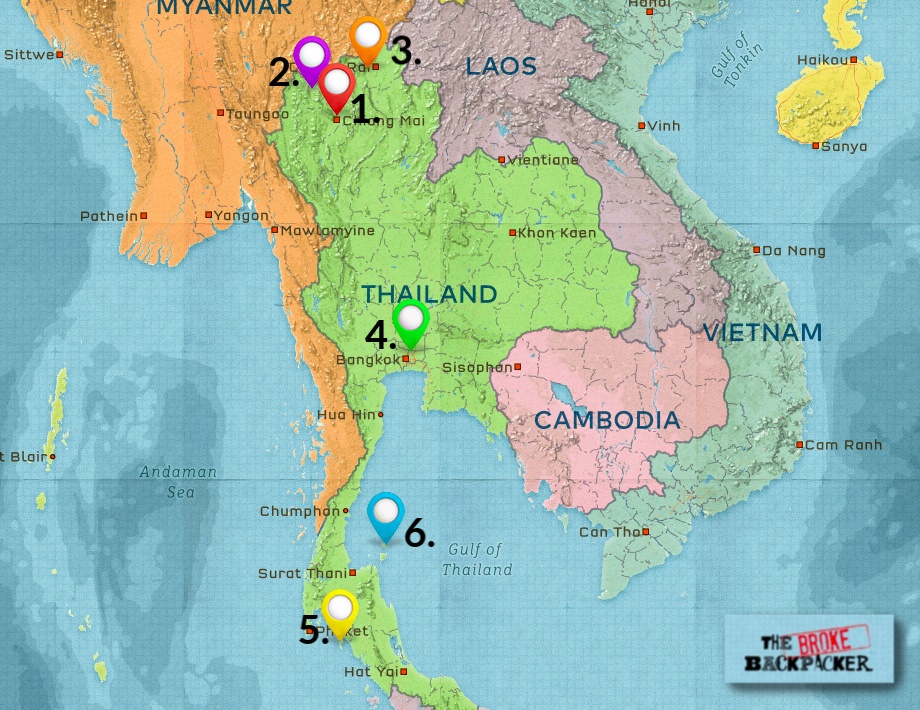 Places to Visit in Thailand