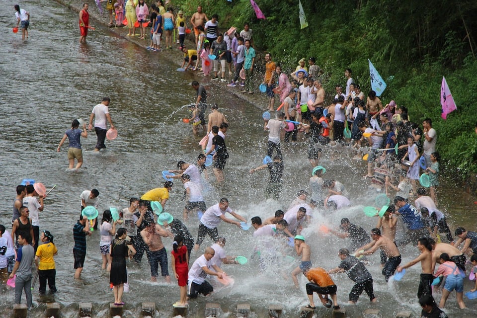 Experiencing songkran festival in Thailand