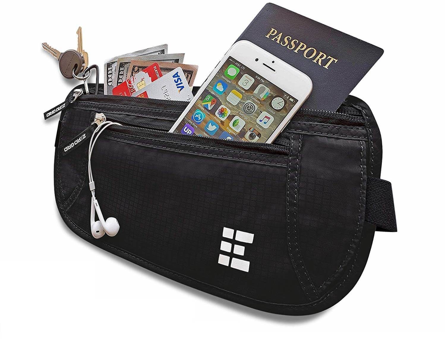 Travel Pouch Hidden Rfid, Secret Money Wallet