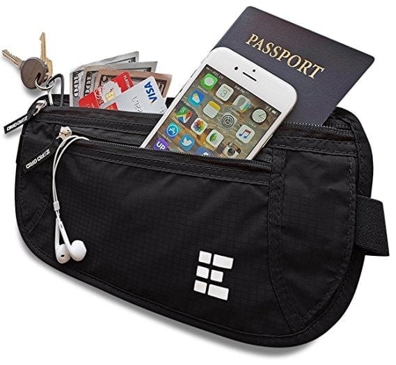 Money belt is another best way to travel with money