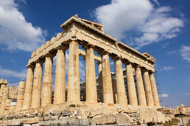 Parthenon temple in Acropolis