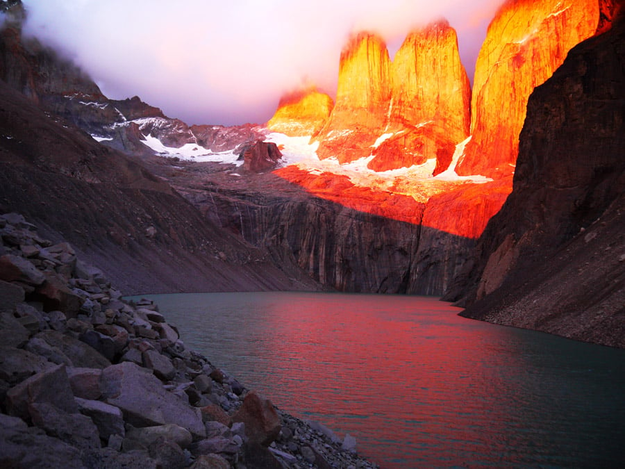 Torres Del Paine hiking in Patagonia