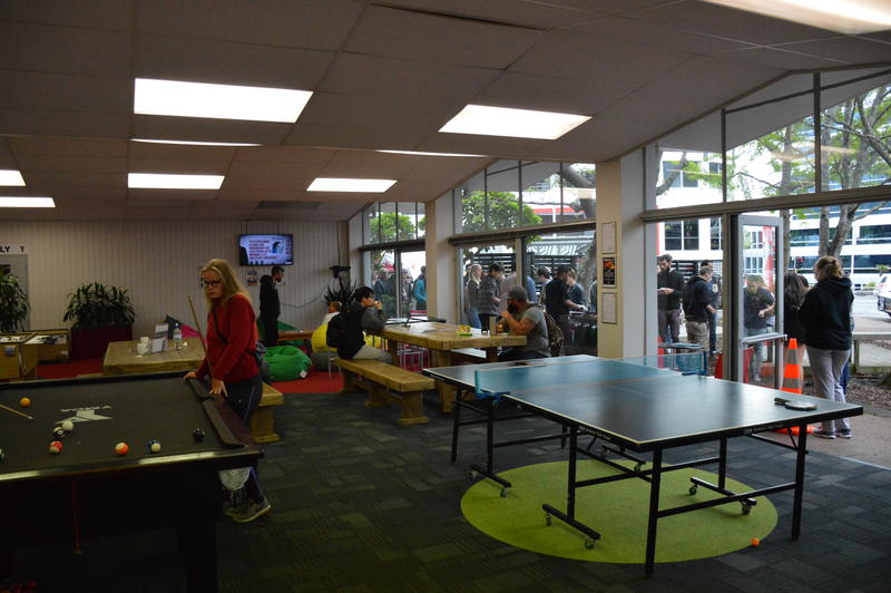 YMCA Hostel best hostels in Auckland great location fun games room with pool table ping pong table and lounge area