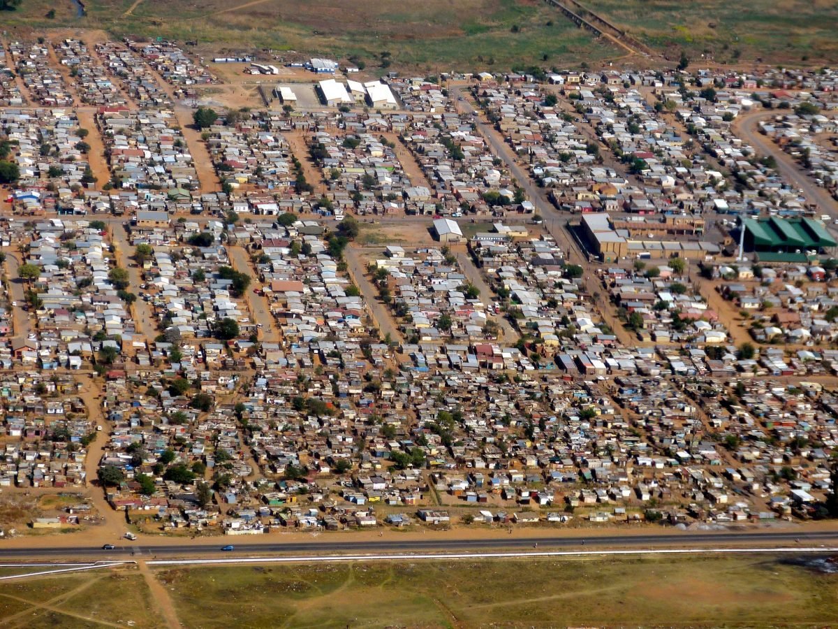 Townships near Johannesburg, South Africa
