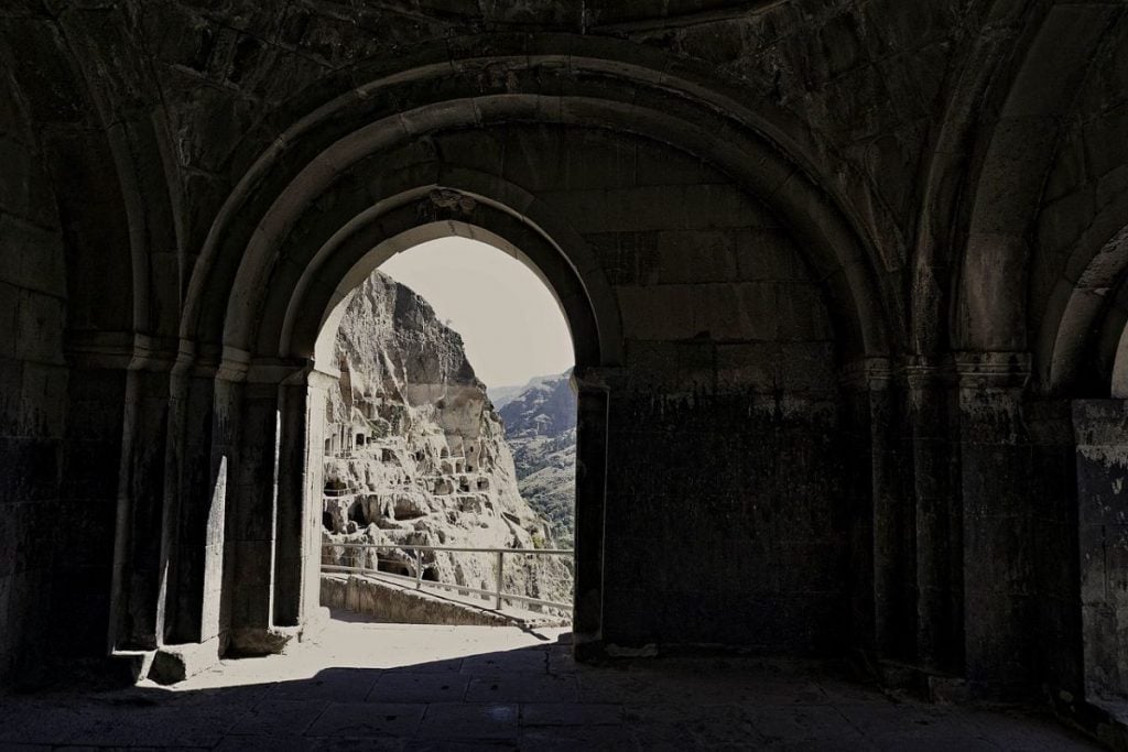 Monastery Complex Tomb Vardzia Backpacking Georgia