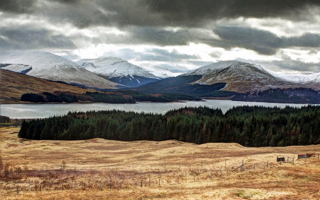 scottish highland hiking