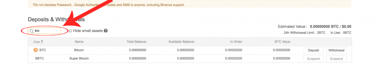 How do you deposit and withdraw money from cryptocurrency