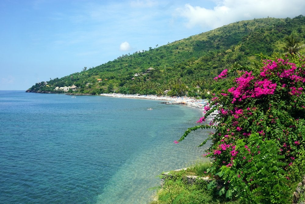 One of several viewpoints in Amed, Bali.