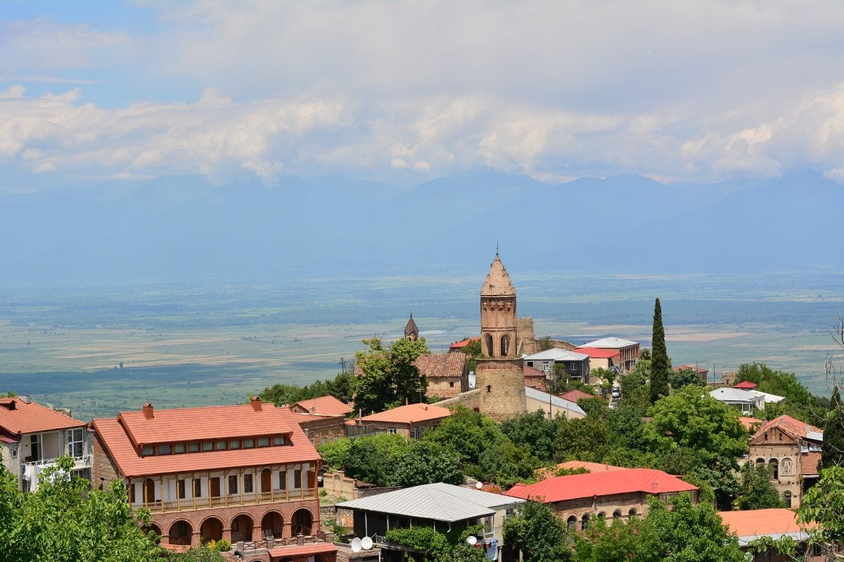 Village of Signagi in Kakheti Georgia