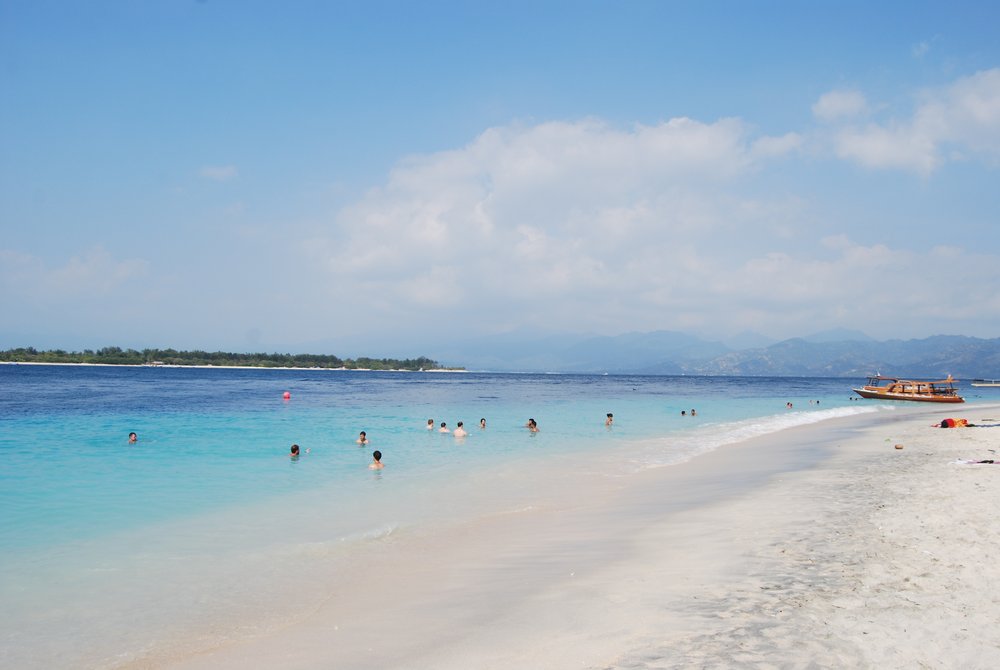 The Gili Islands off the coast of Lombok.