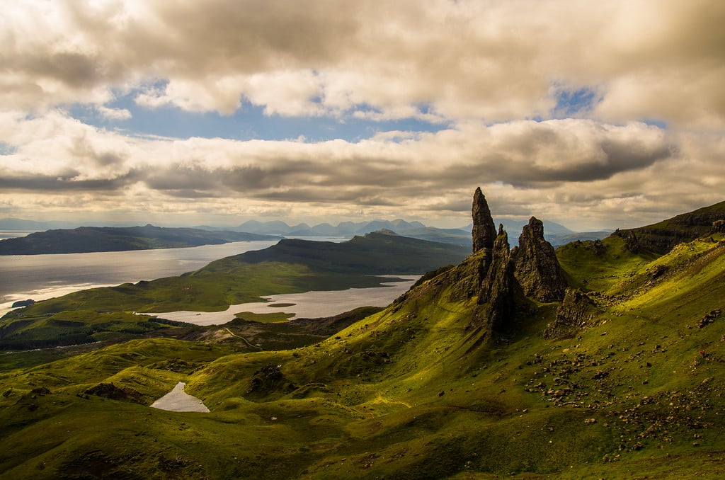 old man of storr isle of skye backpacking scotland