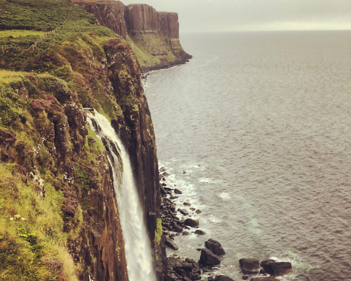 waterfalls on isle of skye backpacking UK