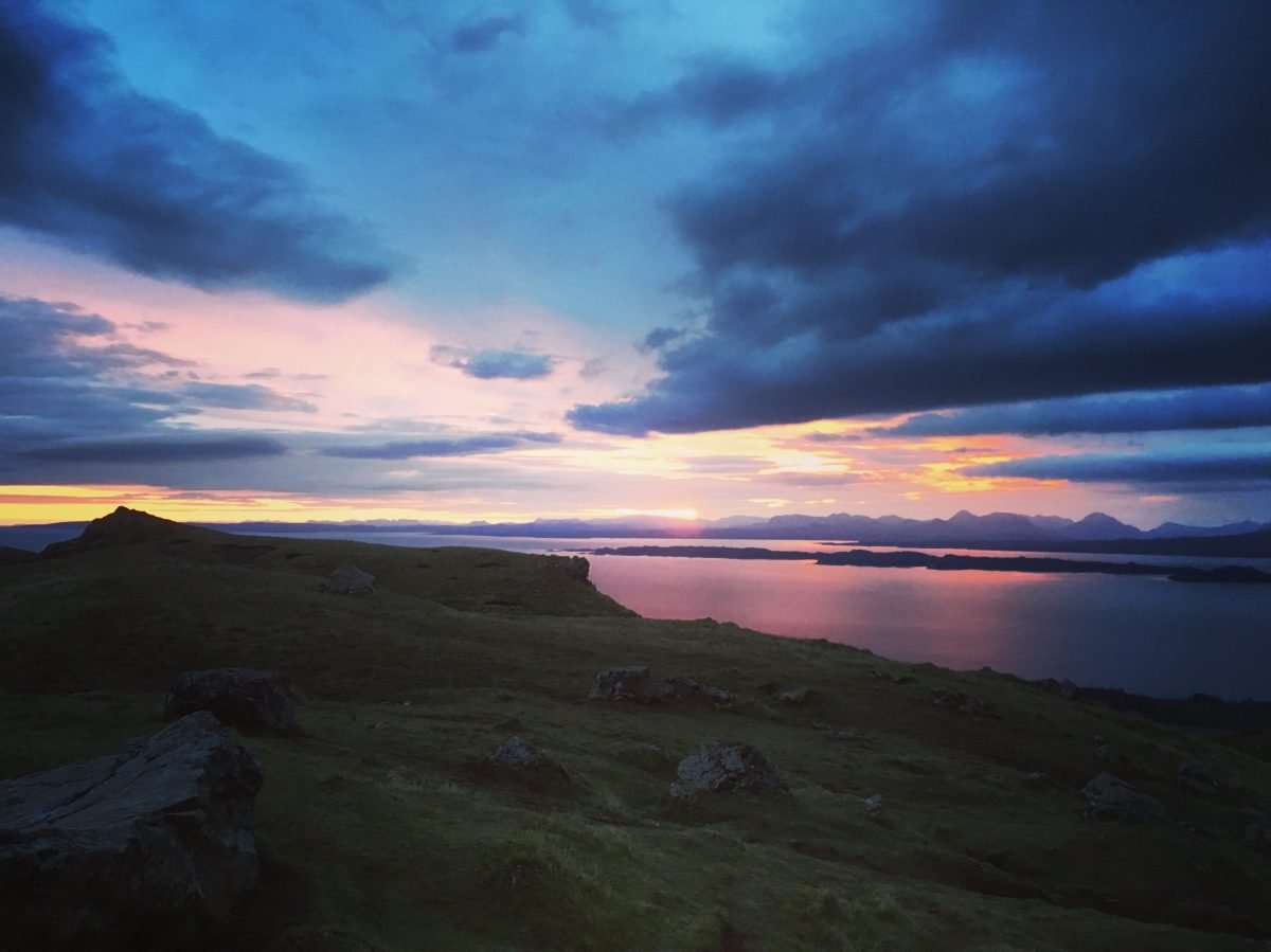 sunrise isle of skye