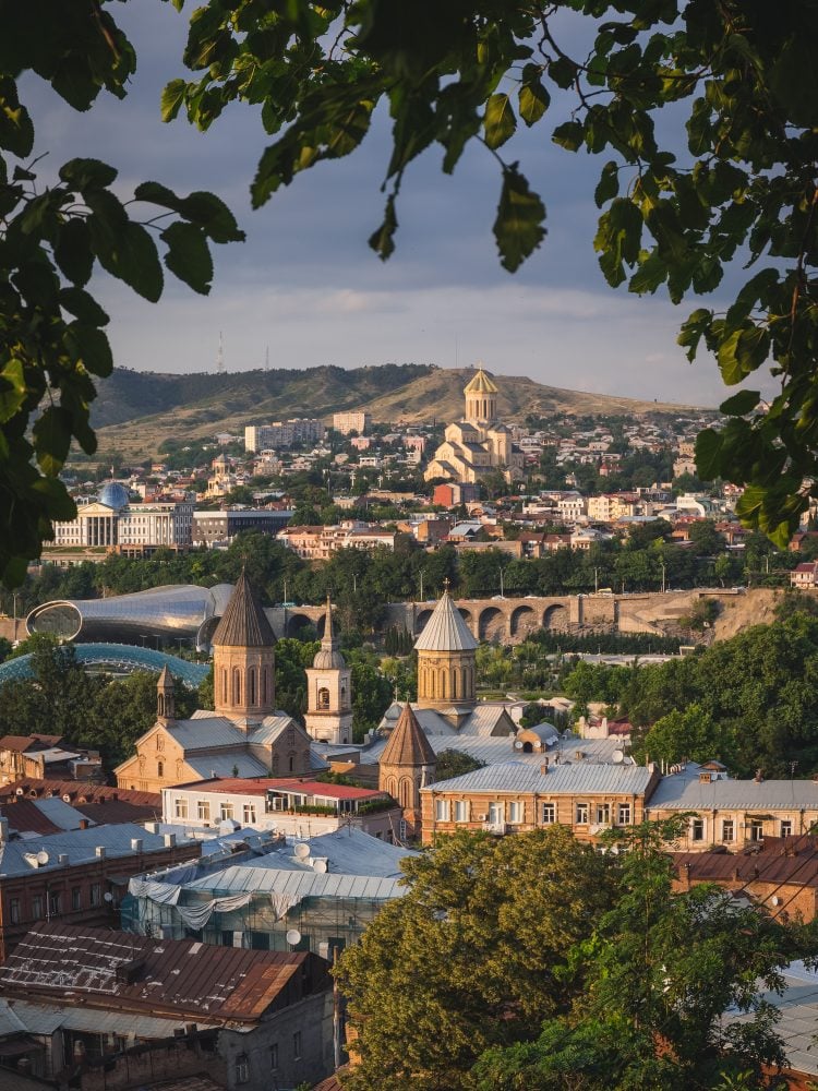St Trinity Church from Betlemi Street Tbilisi Georgia