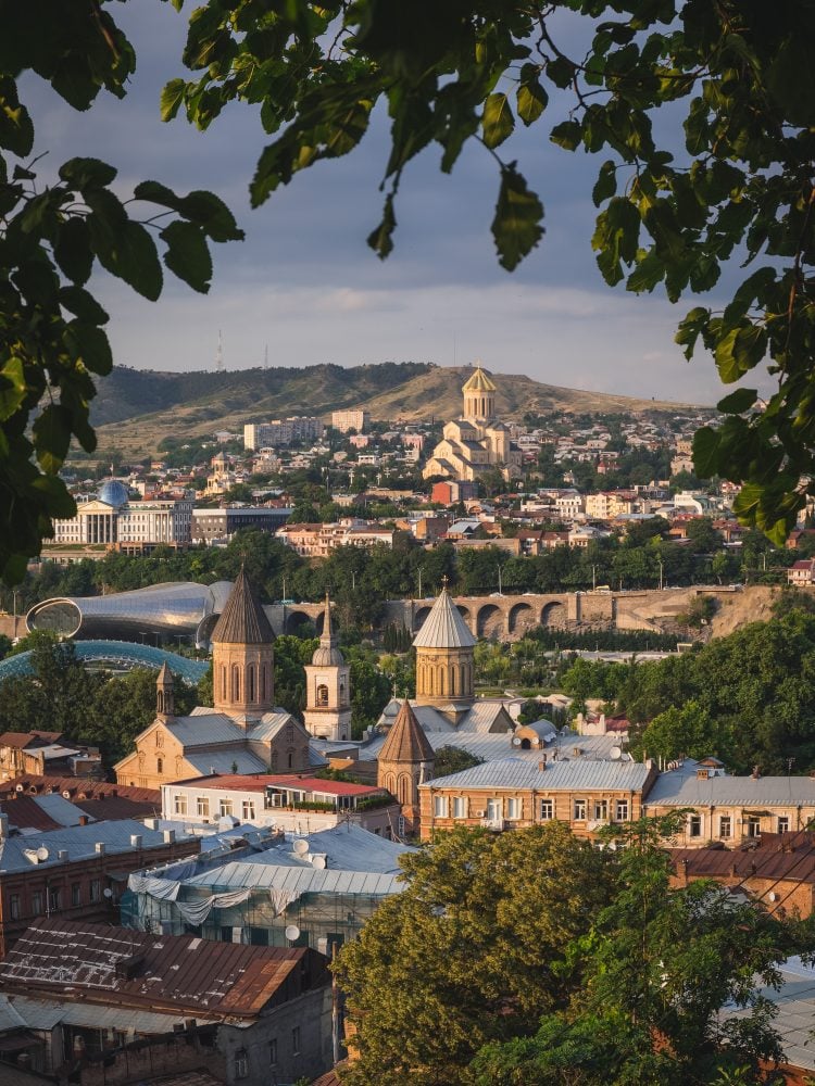 St Trinity Church from Betlemi Street Tbilisi Backpacking Georgia