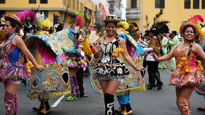 An excellent local party in Peru