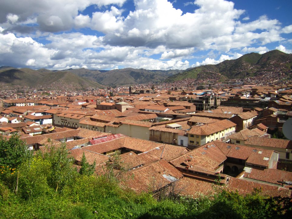 The view of Cusco's architecture