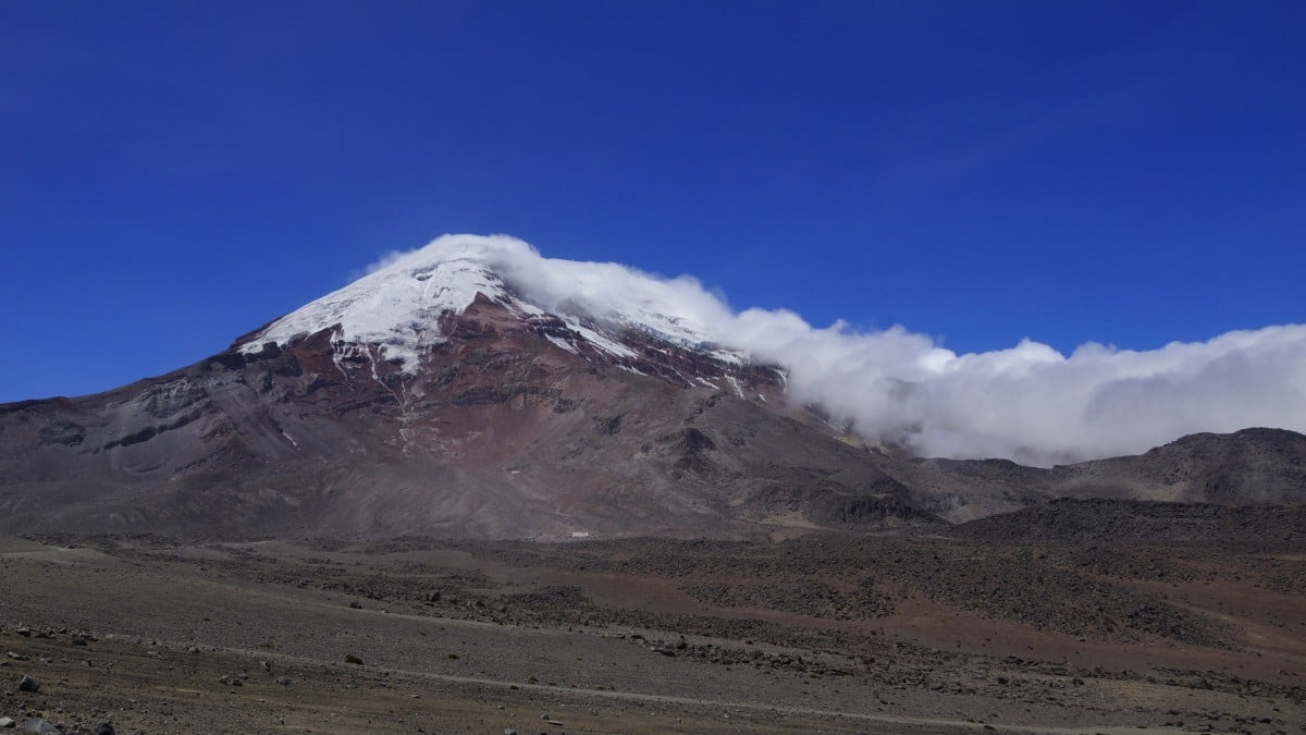 Camping in the Andes