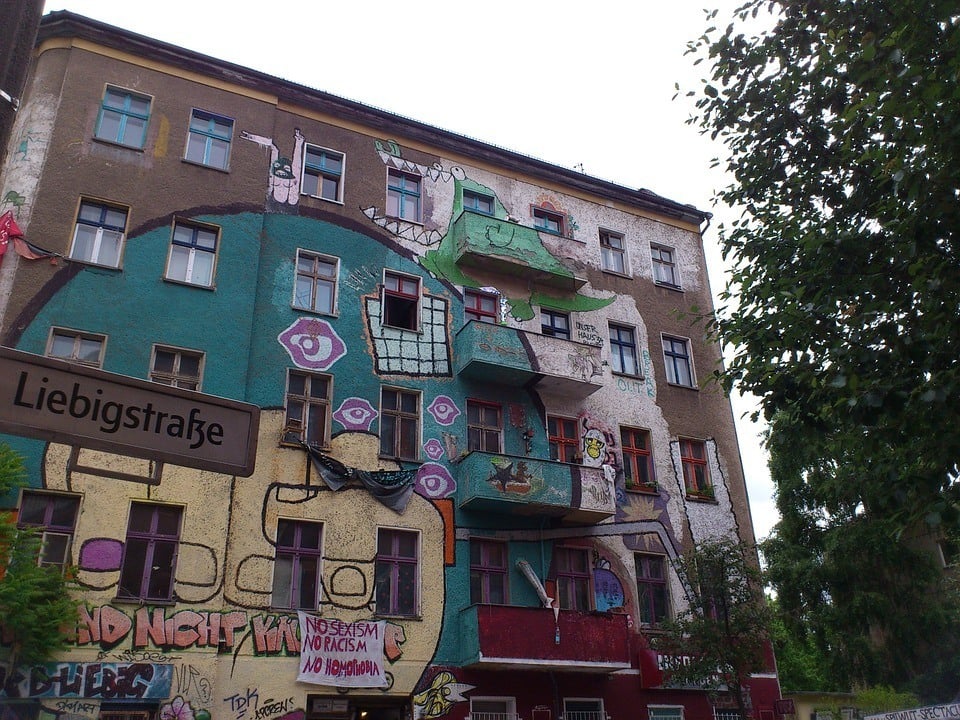 Alternative artsy house in Friedrichshain, Berlin