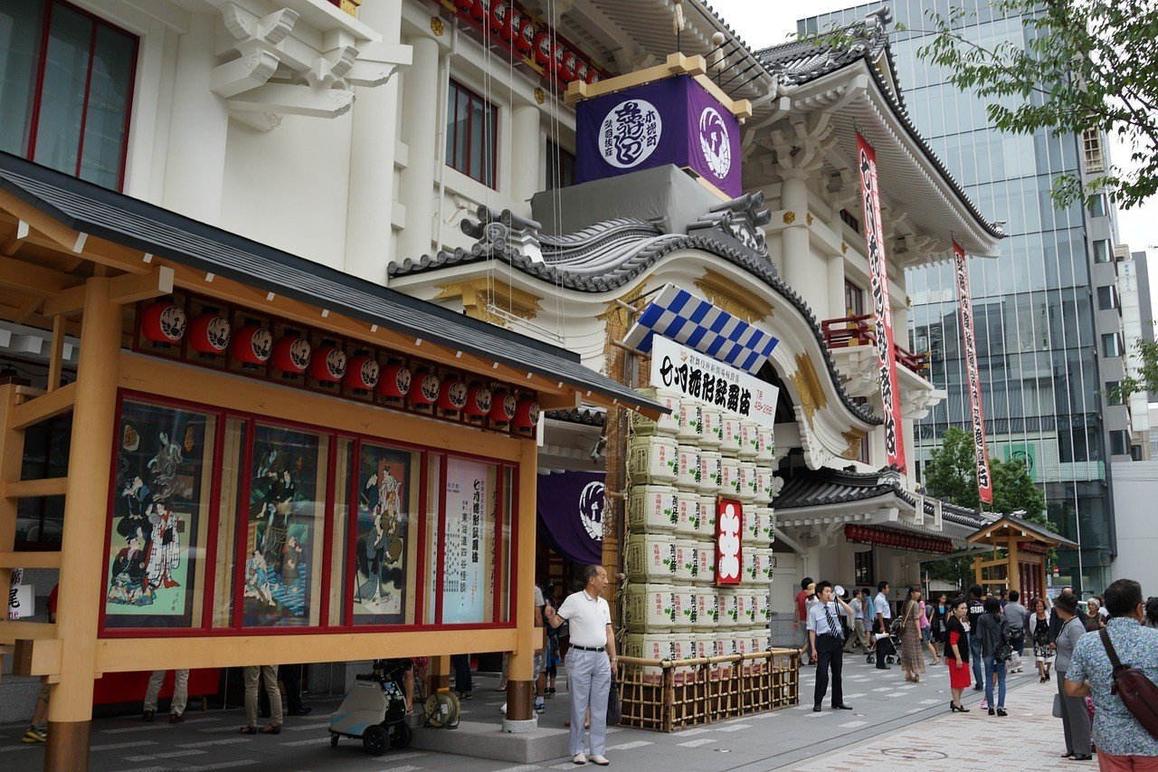 A shrine in Ginza Tokyo