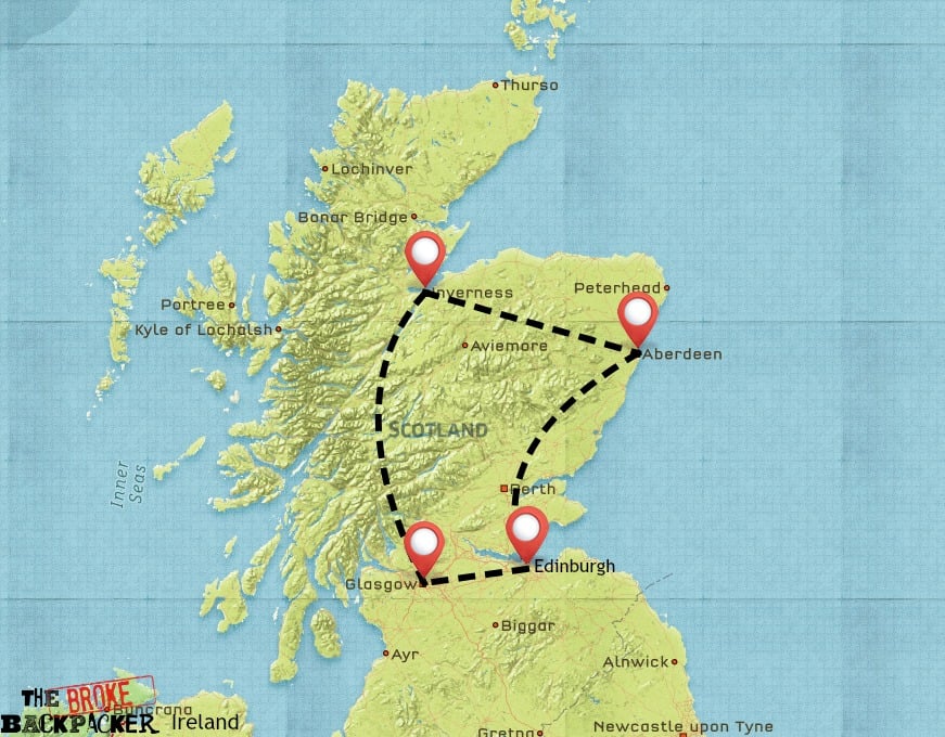 Scotland backpacking itinerary