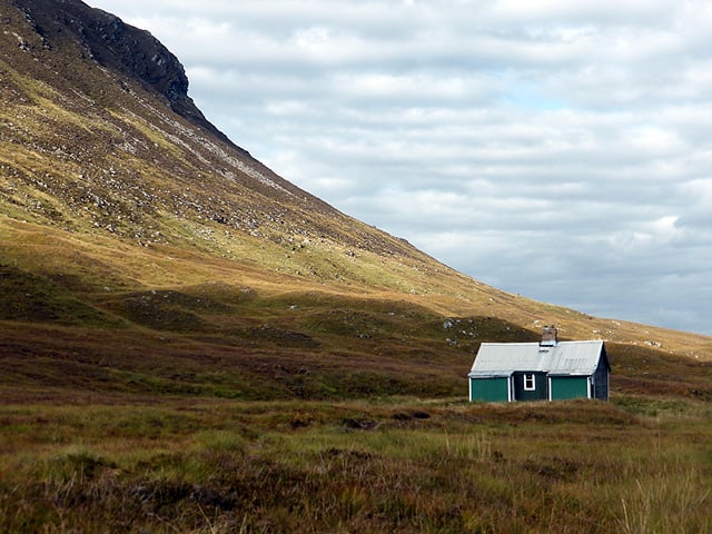 Scotland mountain Bothy